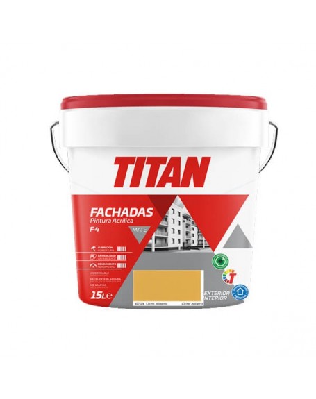 Titan fachadas ocre albero