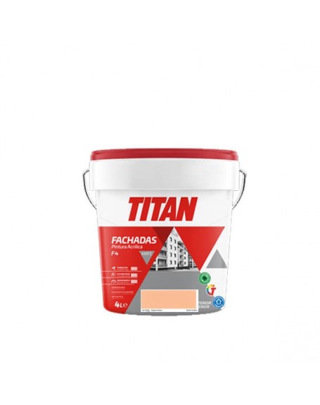 Titan fachadas salmón 4 L
