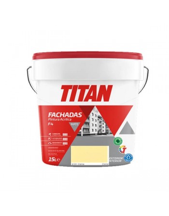 Titan fachadas crema 15 L