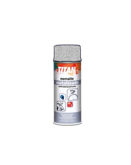 titan spray metalizado plata