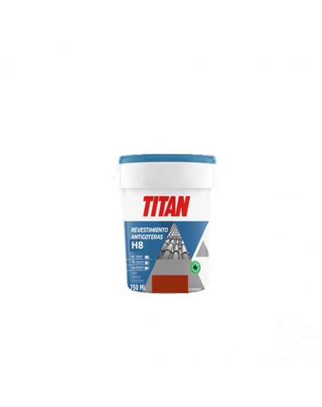 Titan revestimiento antigoteras rojo teja