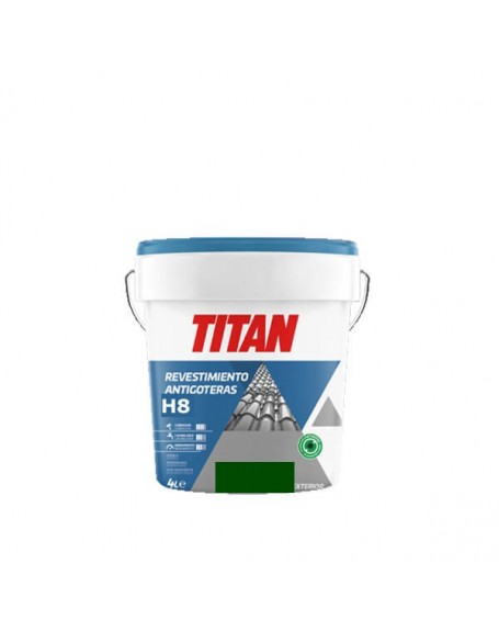 Titan revestimiento antigoteras verde