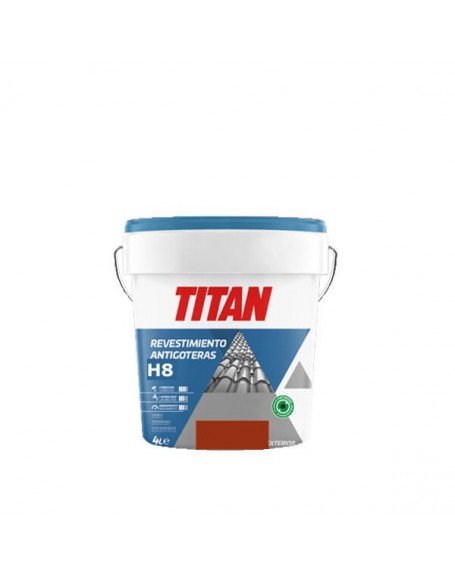 TITAN antigoteras rojo teja