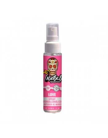 Rebel higienizante manos love spray