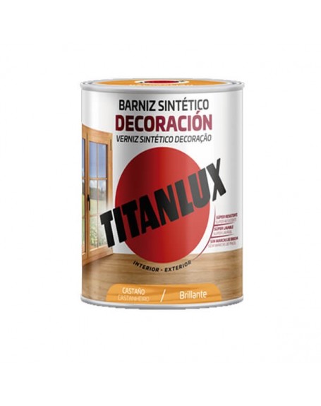 Titanlux barniz tinte castaño 750 Ml