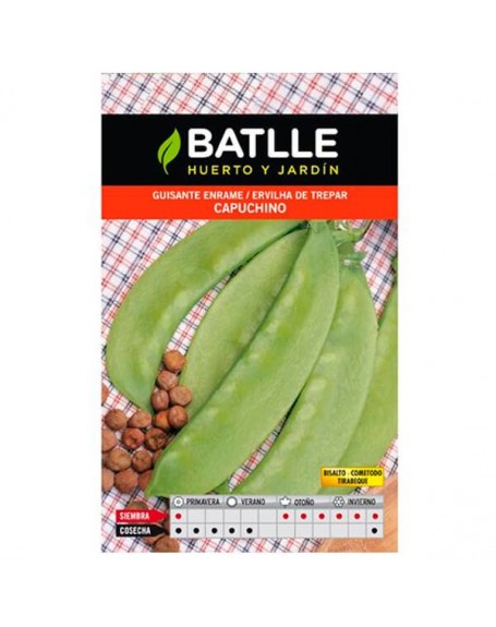 Batlle guisante capuchino (tirabeque )