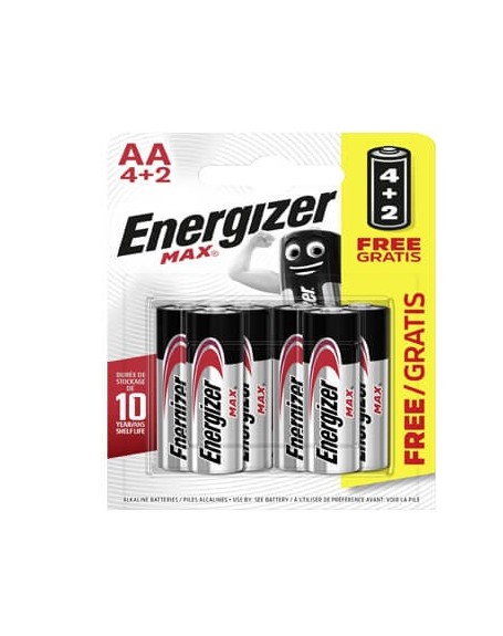 ENERGIZER PILAS ALK.AA 4+2 UN