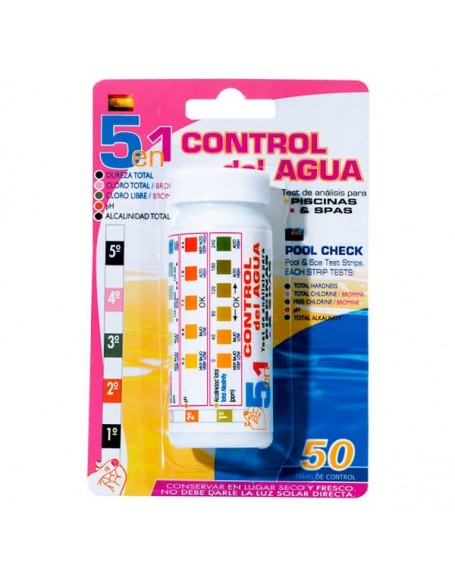 Pqs test 5 en1 tiras 50un