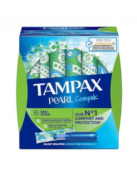 Tampax compak pearl super