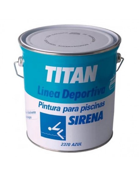TITAN SIRENA RESINA AZUL 4 L