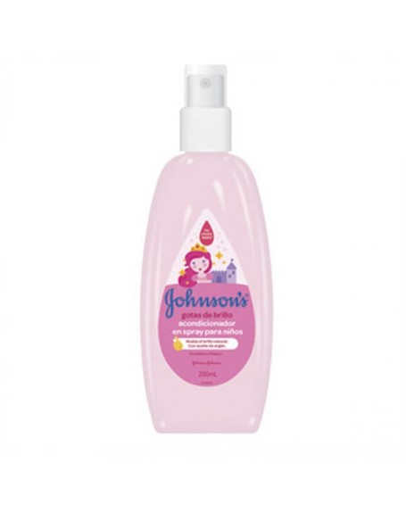 Johnsons baby acondicionador  spray gotas brillo