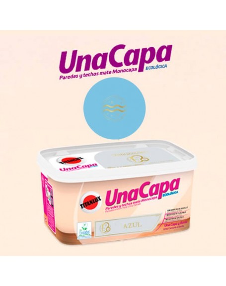 Titan una capa azul acuario