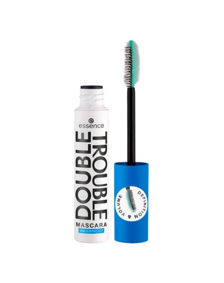 ESSENCE MASCARA WATERPROOF DOUBLE TROUBLE