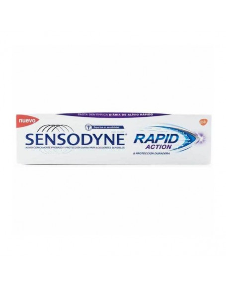 Sensodyne rapid dentifrico