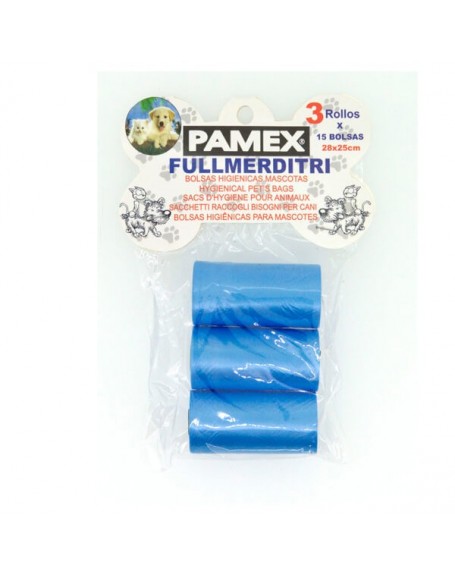 Pamex bolsas residuos caninos