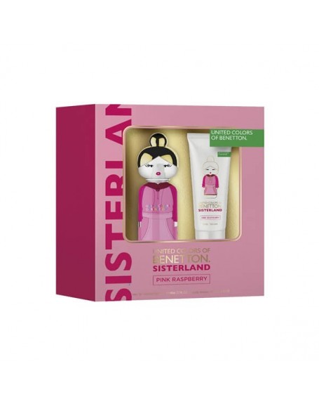 BENETTON SISTERLAND PINK EDT 80 ML+BLOTION