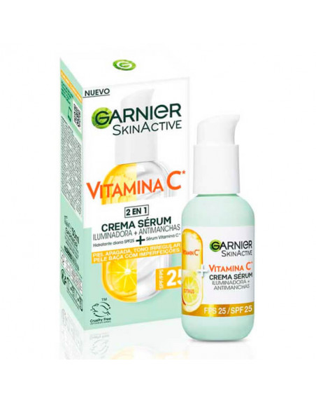 GARNIER SERUM ANTIMANCHAS+CREMA ILUMINADORA