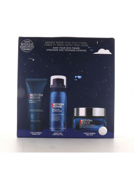 BIOTHERM HOMME FORCE SUPREME CREAM 50 ML+GEL AF.50 ML+GEL LIMP.