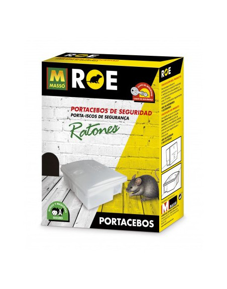 Masso Roe Portacebos de Seguridad para raticidas