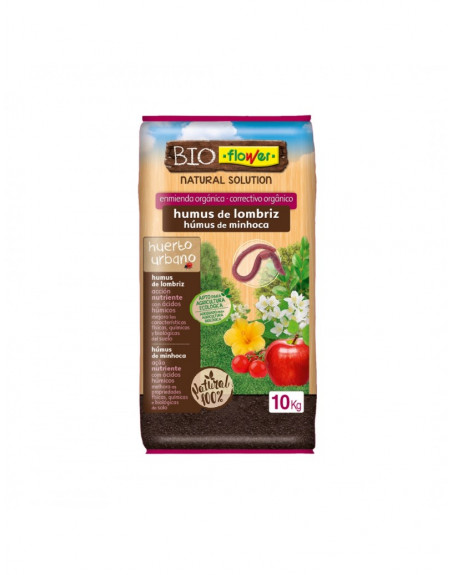 Flower Humus de Lombriz 10 kg – Abono orgánico