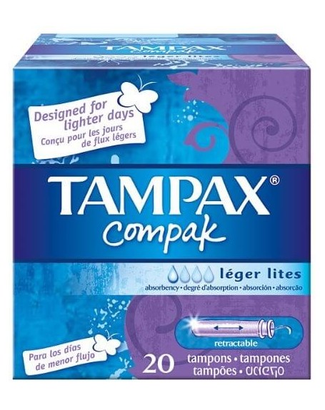 TAMPAX COMPAK LITES 20 UN