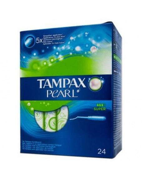 TAMPAX COMPAK PEARL SUPER 24 UN