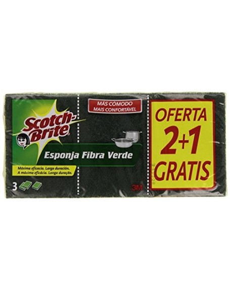 S.BRITE EST.VERDE C/ESPONJA 2+1 UN