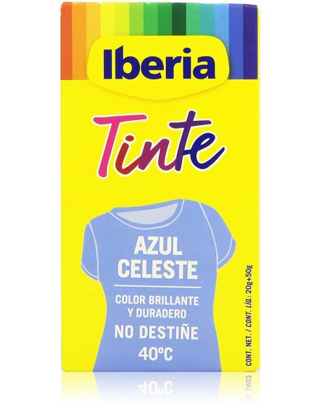 IBERIA TINTE R.A.CELESTE 2*10 GRS+FIJ.