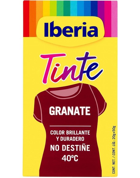 IBERIA TINTE R.GRANATE 2*10 GRS+FIJ.
