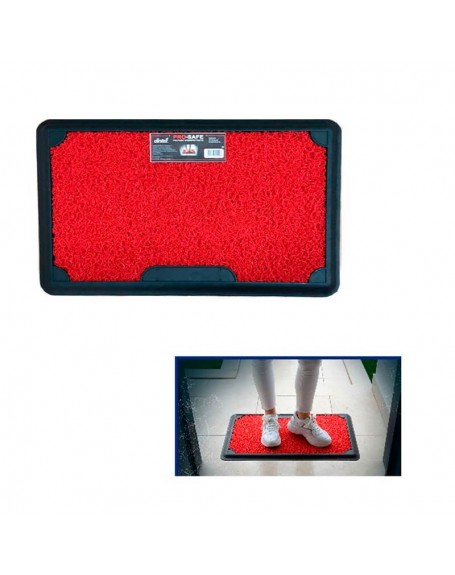 PRO-SAFE FELP.VINILO ROJO+BANDEJA 45*70CM