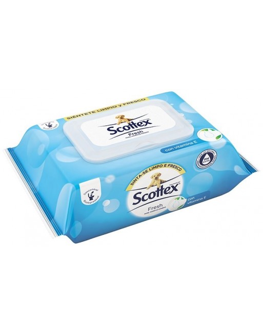  Scottex papel higiénico húmedo original 84 piezas :  Herramientas y Mejoras del Hogar