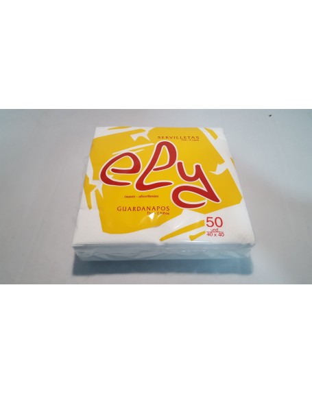 Ely Servilletas 40*40 2 Hojas 50 UN