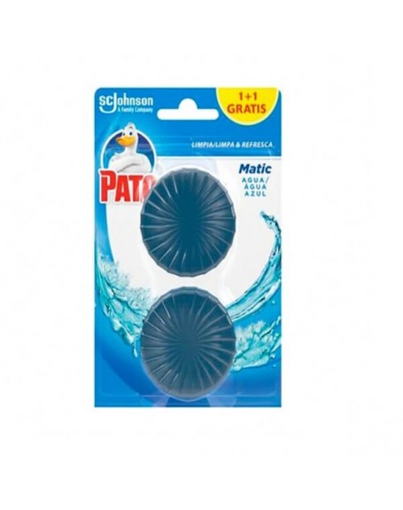 PATO MATIC PASTILLA AZUL 1+1