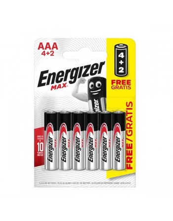 Energizer pilas LR03 AAA 4+2 UN