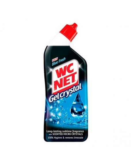 WC Net gel lejía cristal azul