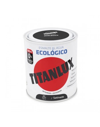Titanlux ecologico satinado Negro 750 Ml