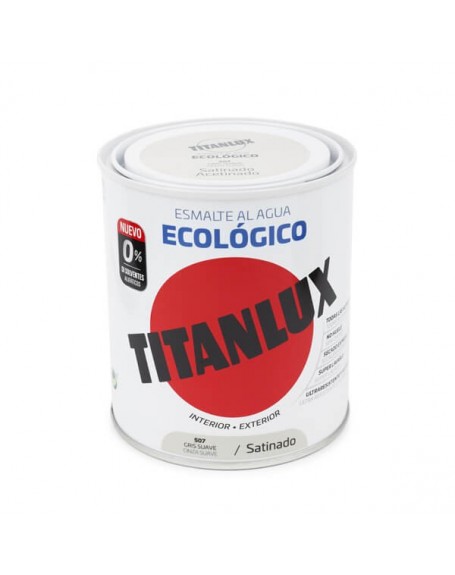 Titanlux gris suave 750 Ml al agua