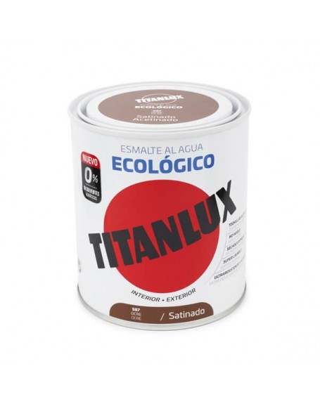 Esmalte titanlux agua ocre 750 Ml