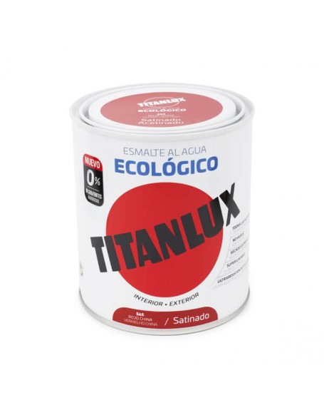 Titanlux rojo china satinado 750 Ml