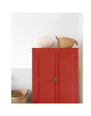 Mueble pintado con Titanlux rojo china