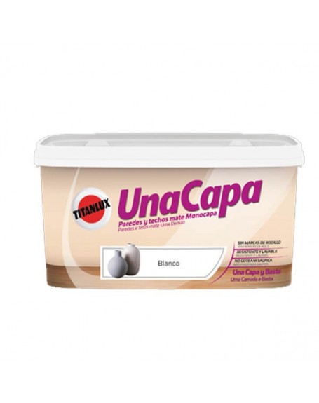TITAN UNA CAPA BLANCO 4 L
