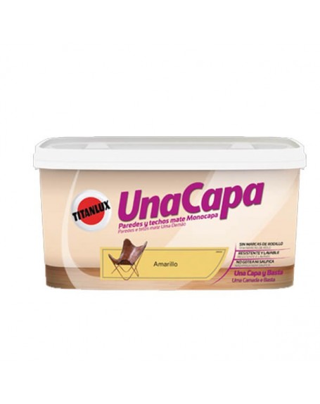 Titan una capa amarillo